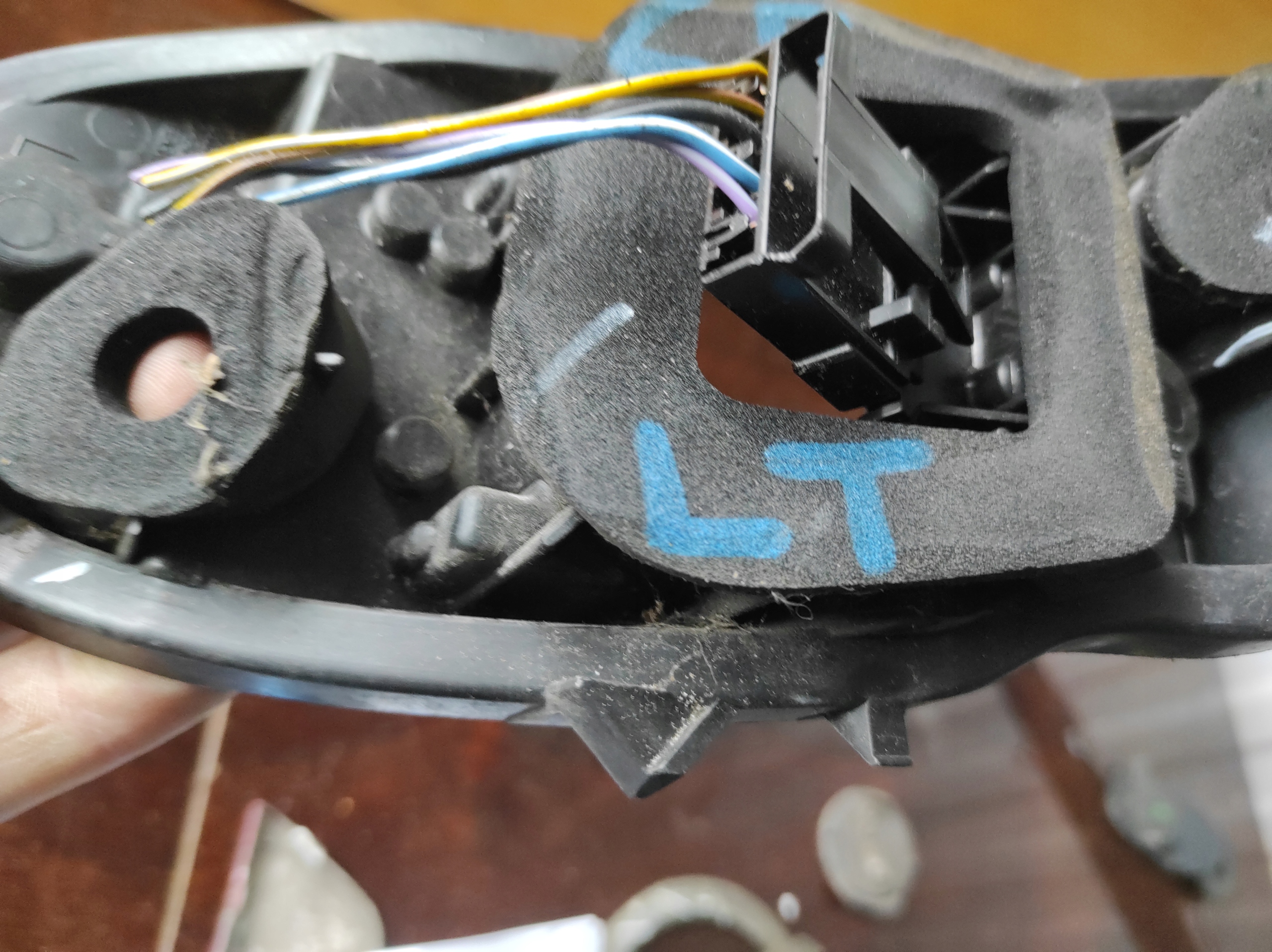 light housing left rear part Opel CORSA D 3D 89037853A