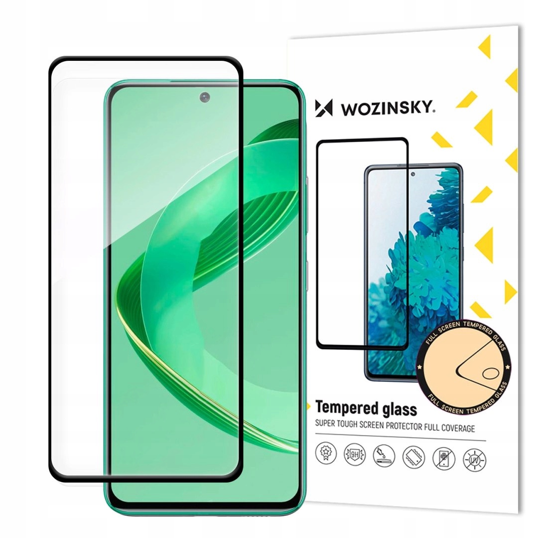 Szkło hartowane Wozinsky Full Glue z czarną ramką do Huawei Nova 11 Se