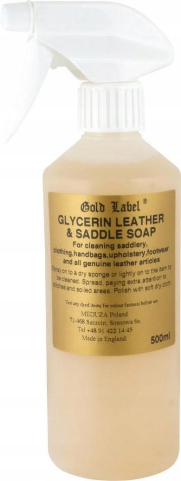 Glycerin Saddle Soap Spray Gold Label mydło 500 ml