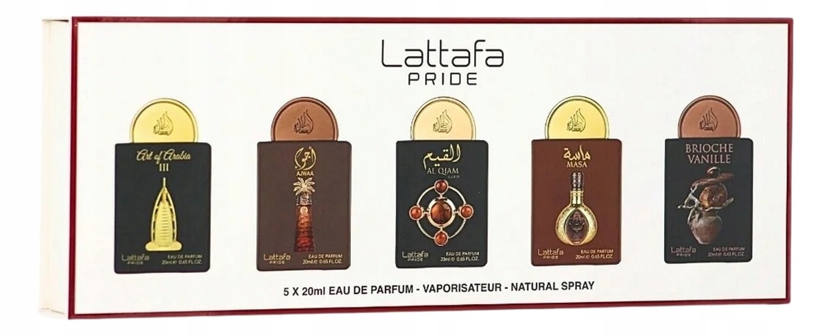 Lattafa Pride Collection No.4 Sada parfémovaných vod 5x20 ml 100 ml