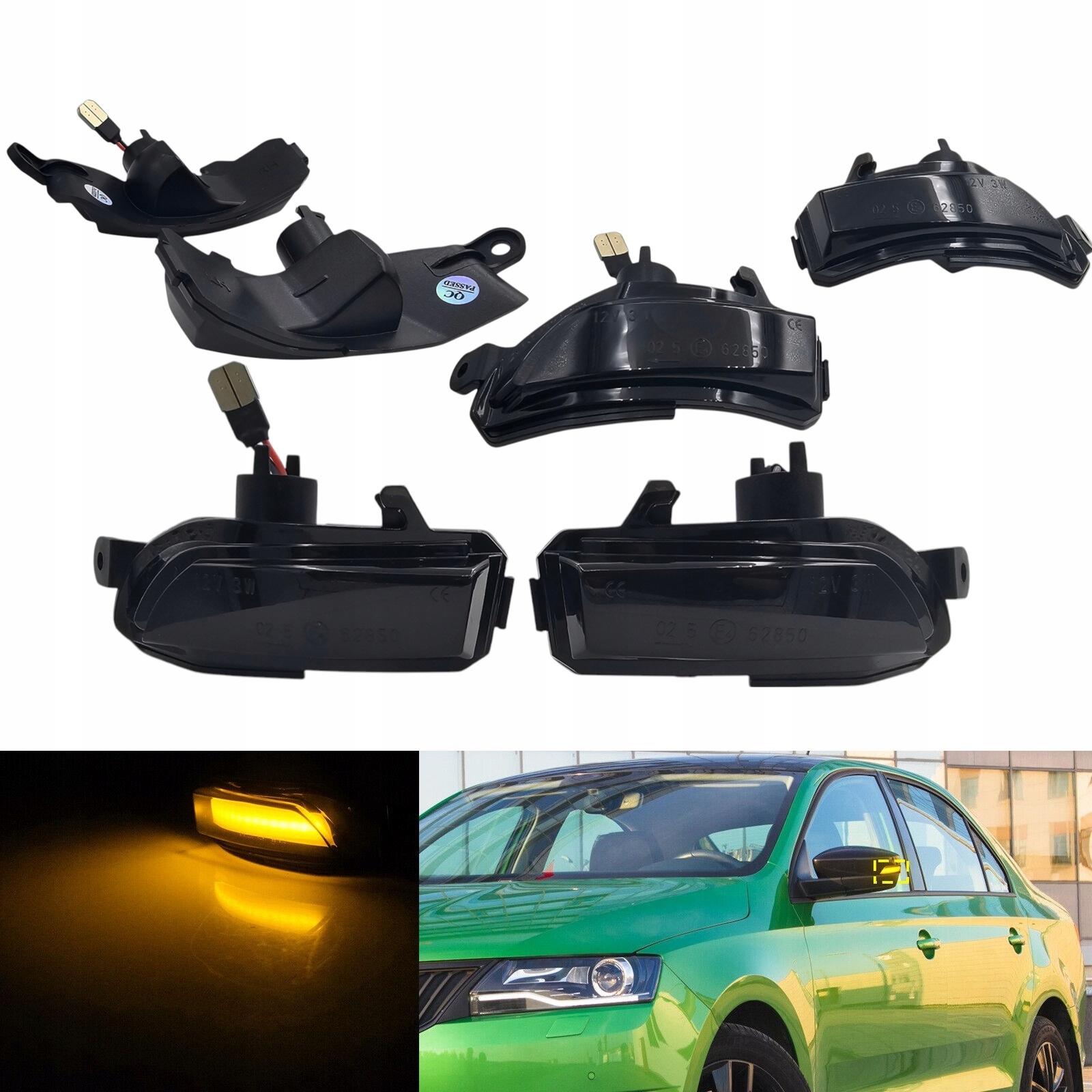 Led Směrová Světla Škoda Fabia MK3 III 2014-2021 Rapid NH1 NH3 2012-2019