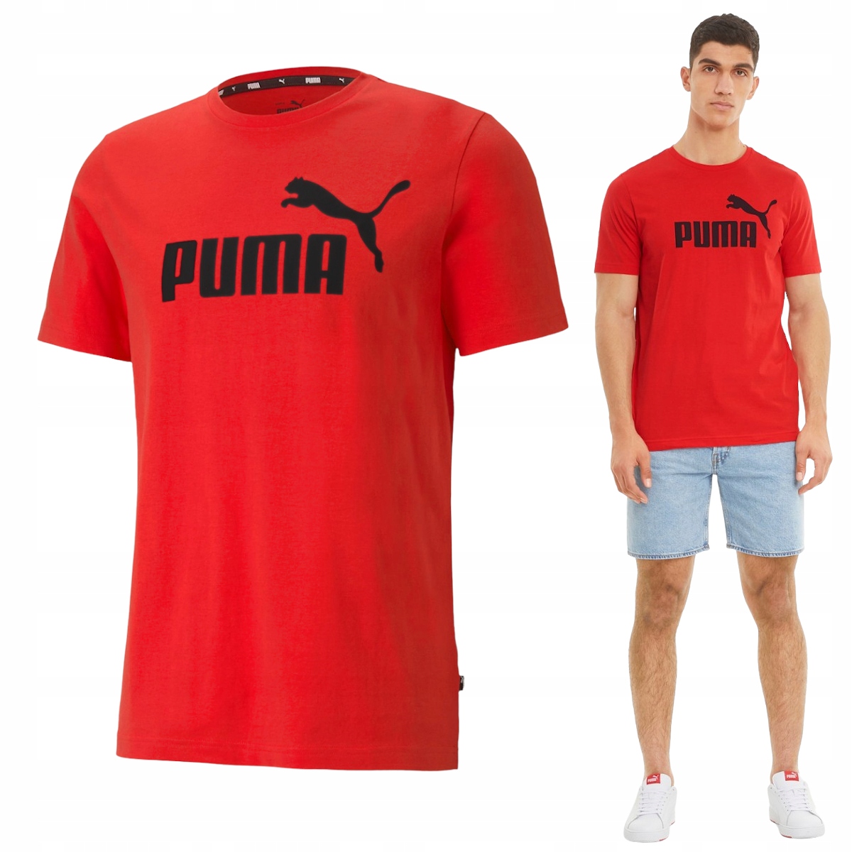 

Koszulka Męska Puma T-Shirt Bawełniana 4XL