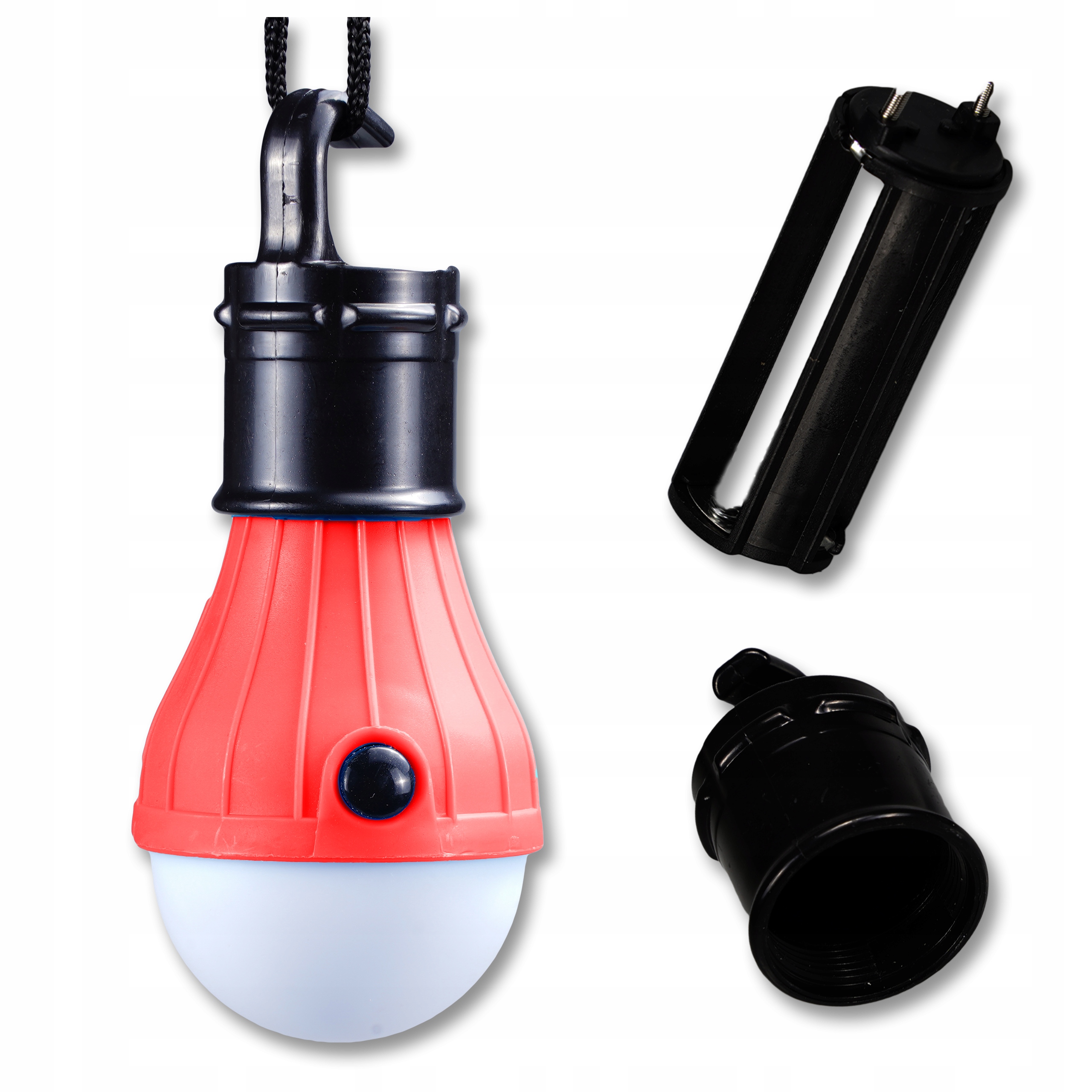 

Lampka lampa turystyczna kempingowa Led czerwony