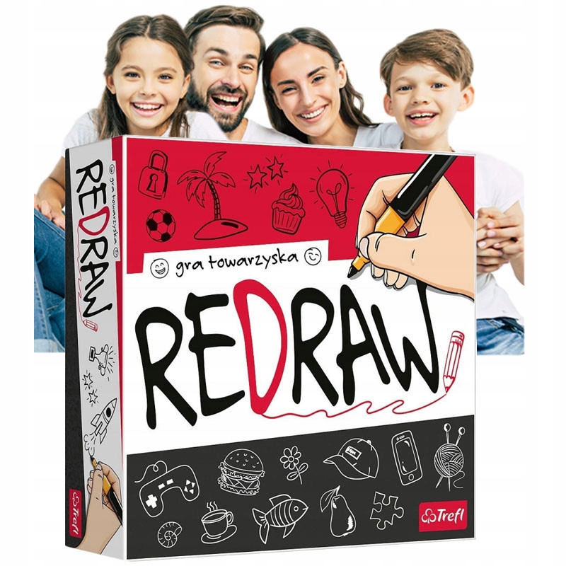 Redraw Familijna GRA DZIECIĘCA Wciągająca ROZGRYWKA dla RODZINKI Świetna EAN (GTIN) 5905320671020