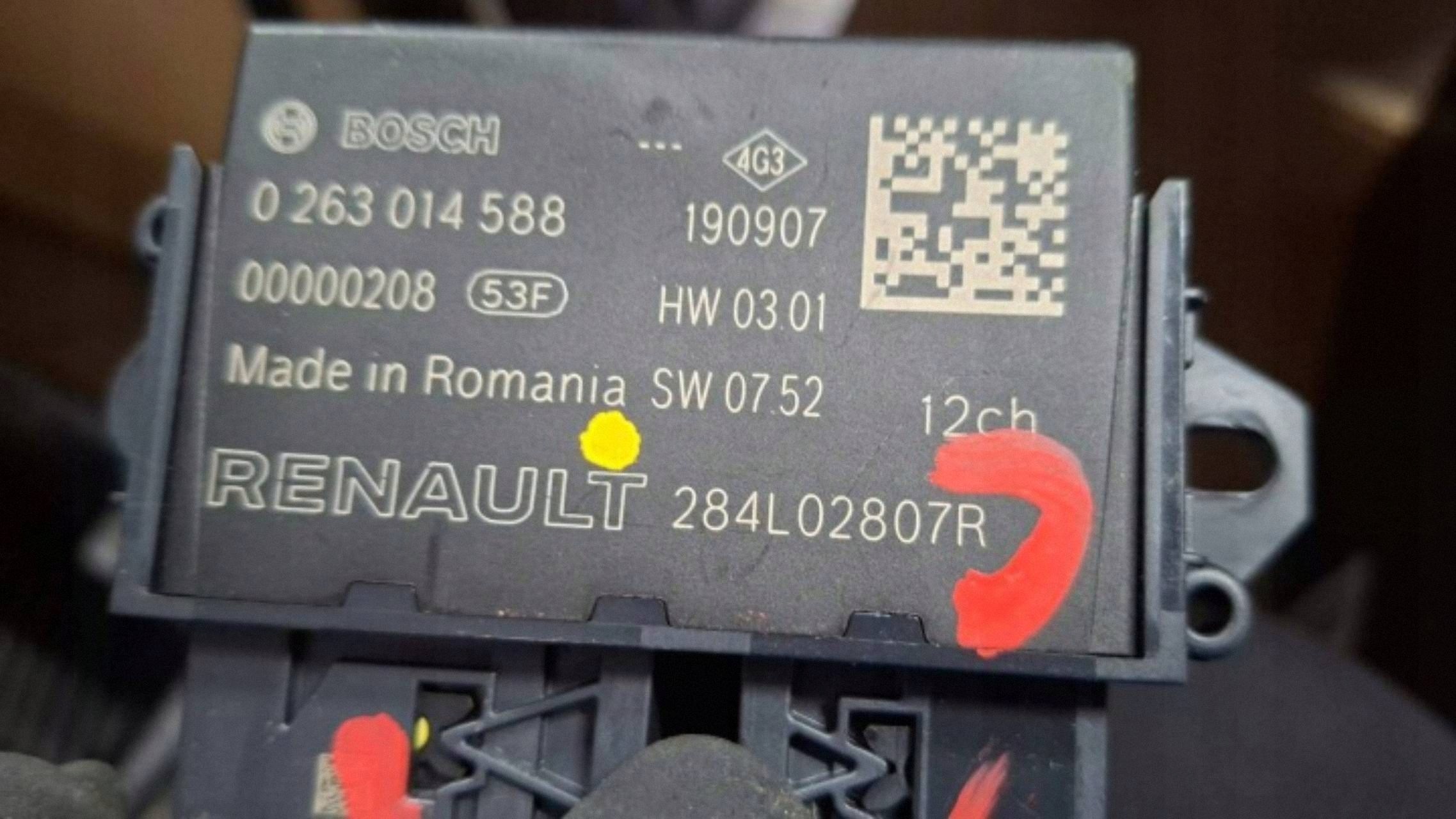 module PDC Renault Espace V (RFC) 284L02807R