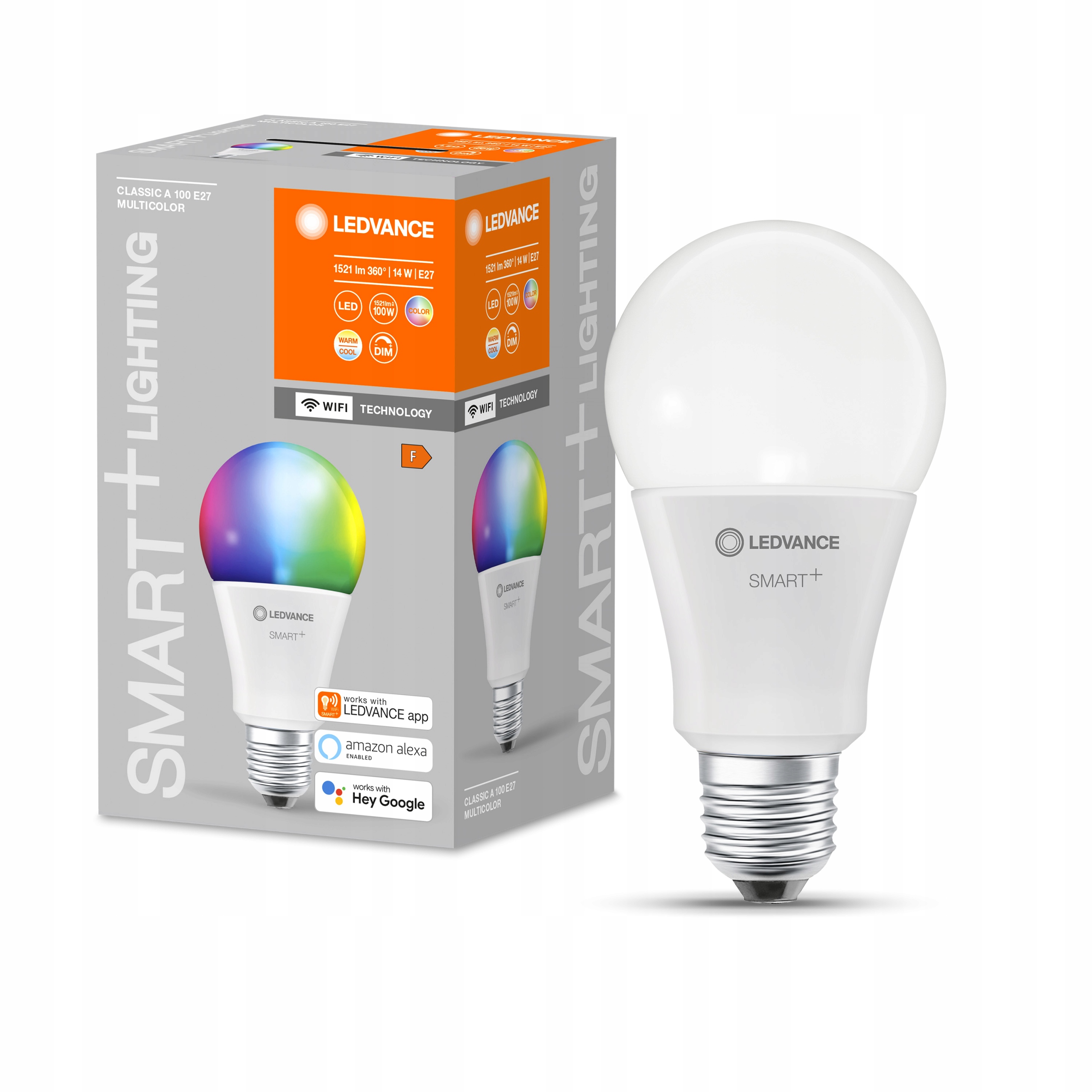 

Ledvance Żarówka Led E27 14W Rgb DIM Smart+ WiFi