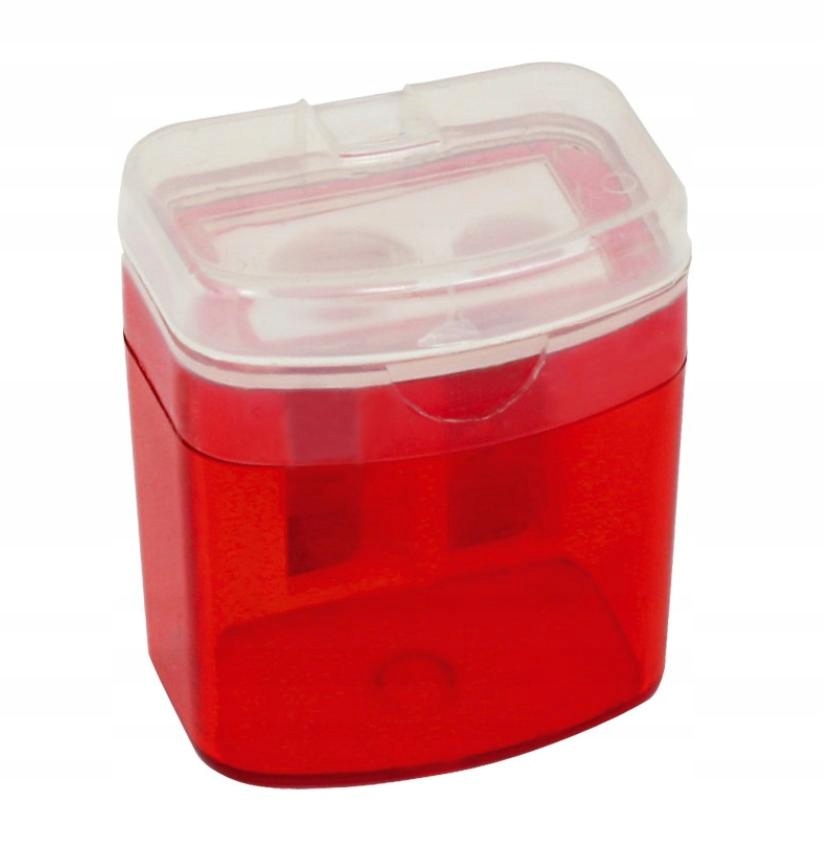 SZKOLNA TEMPERÓWKA Ostrzałka STRUGACZKA podwójna FIORELLO Dobrze Wykonana