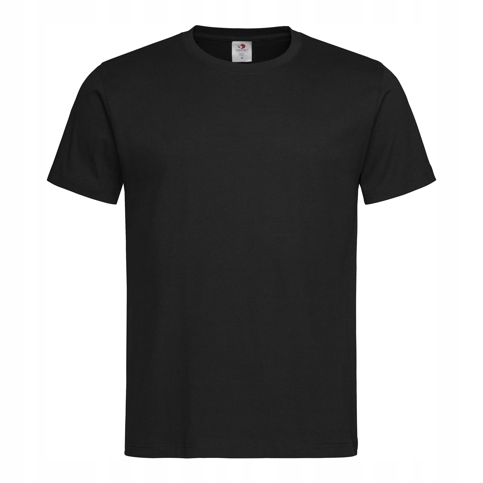 

Czarna Męska Koszulka T-shirt Stedman Bawełna r. S
