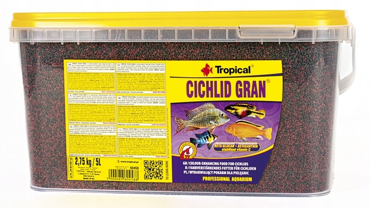 Tropical Cichlid Gran 5l/2,75kg