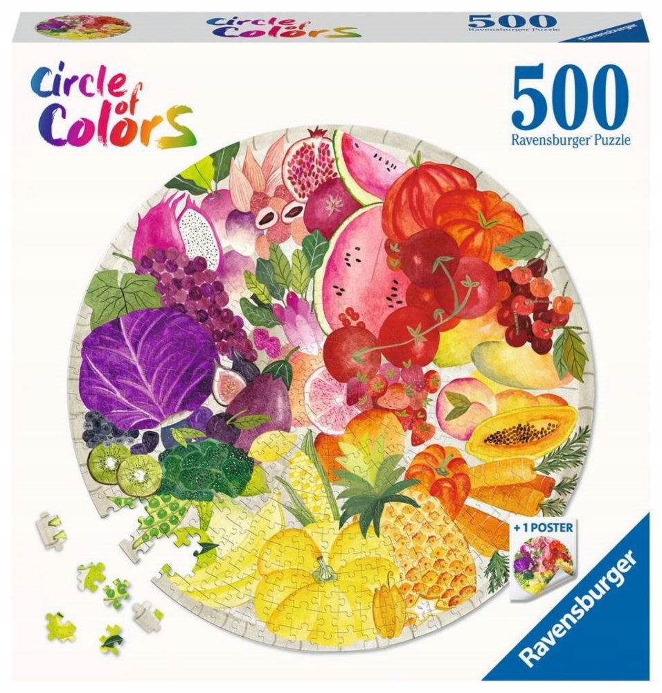 

Ravensburger Puzzle Paleta kolorów Owoce I Warzywa