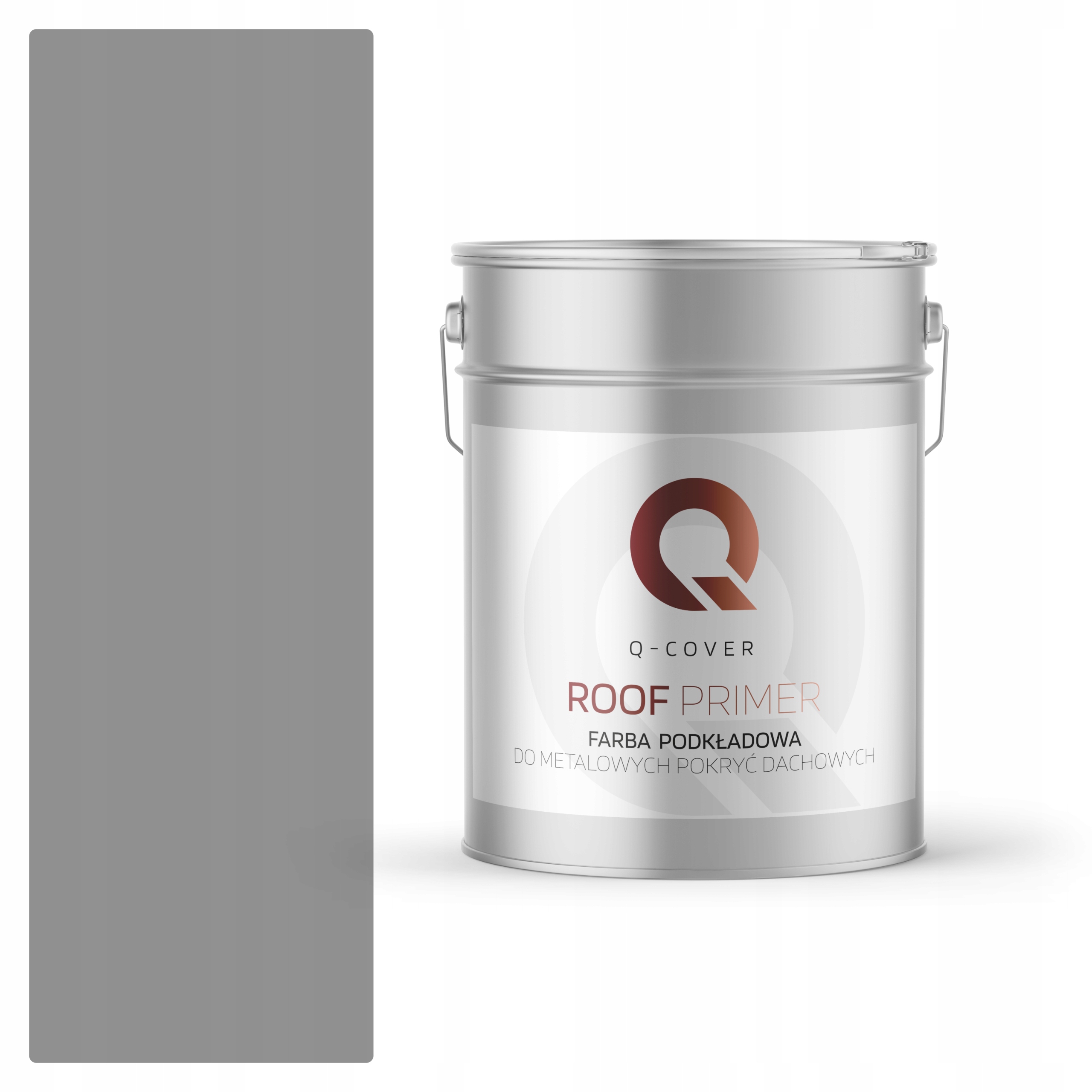 FARBA DACHOWA PODKŁADOWA SZARA 7045 SZARY SZAROŚĆ 10L DO DACHU PREMIUM