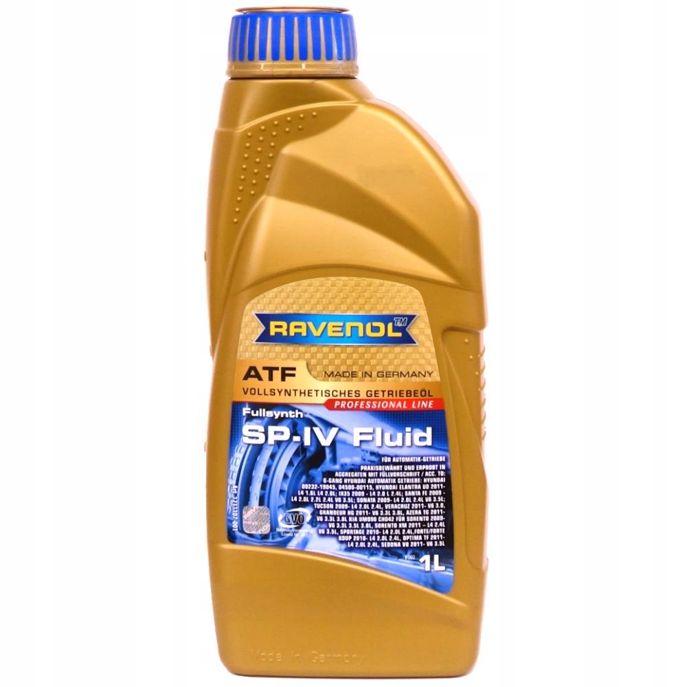 RAVENOL ATF SP-IV FLUID 1L - OLEJ PRZEKŁADNIOWY 1211107-001-01-999 za .