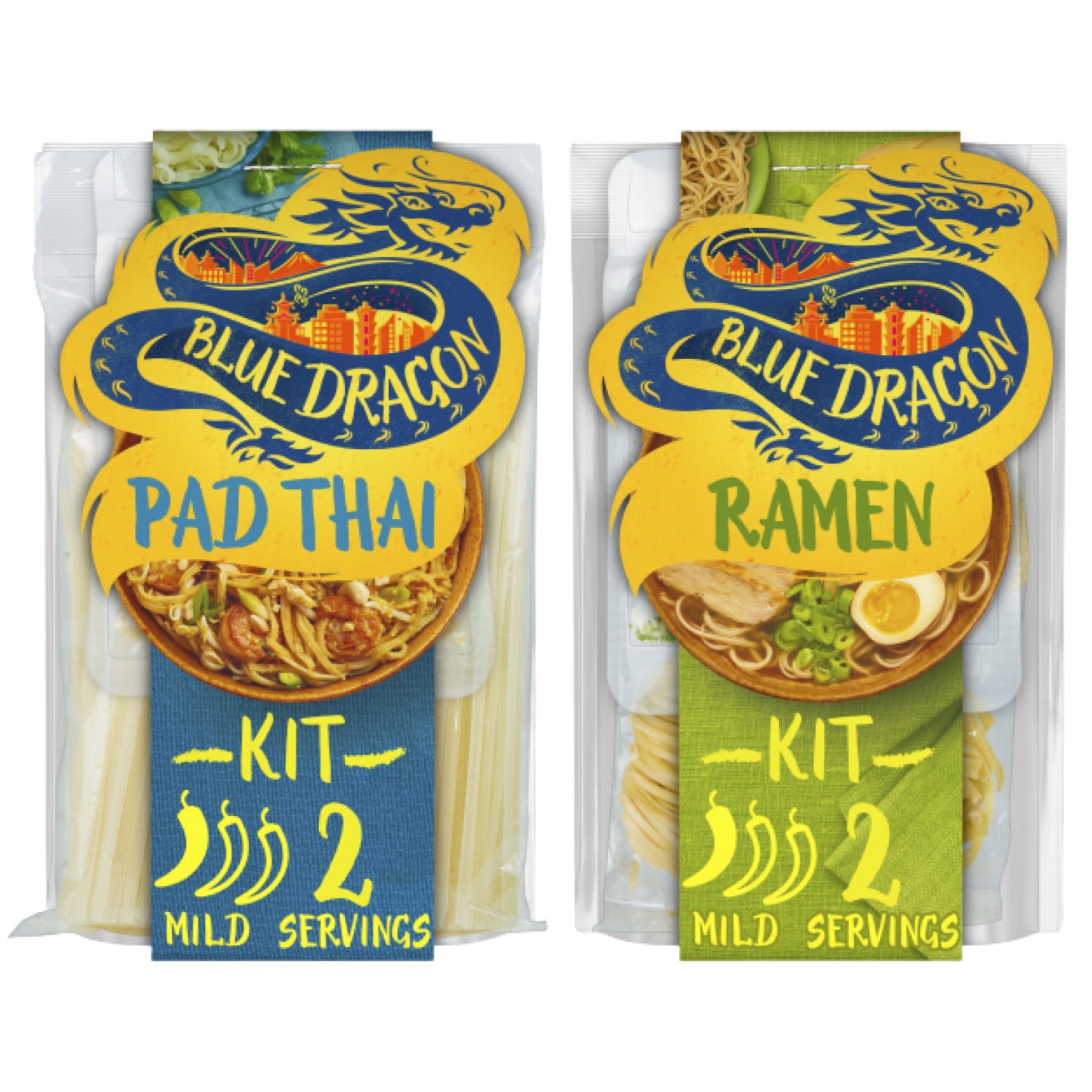

Blue Dragon Noodle kit Zestaw do pad thai ramen