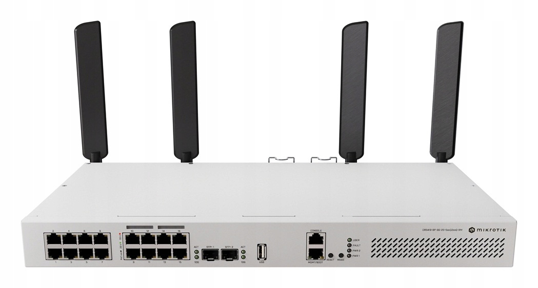 Mikrotik CRS418-8P-8G-2S+5axQ2axQ-RM, Cloud Router Switch