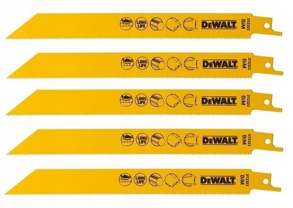 

DeWalt DT2323 Brzeszczoty bimetalowe do metalu 5sz