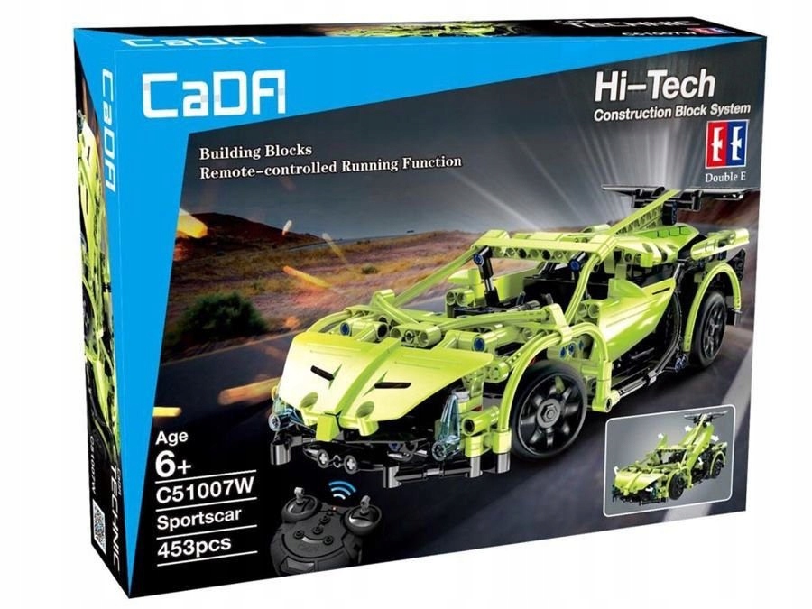 

Klocki Cada Hi-Tech C51007W Sportscar 453 szt.