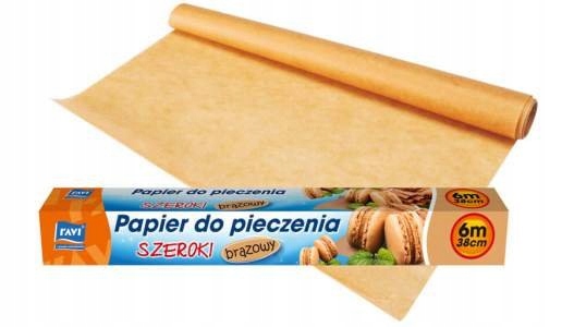 Papier do pieczenia brązowy 6mx38cm RAVI