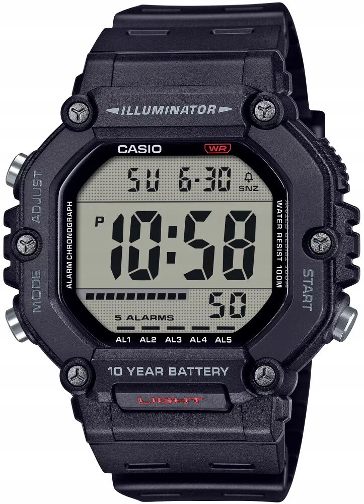 Zegarek sportowy Casio stoper timer