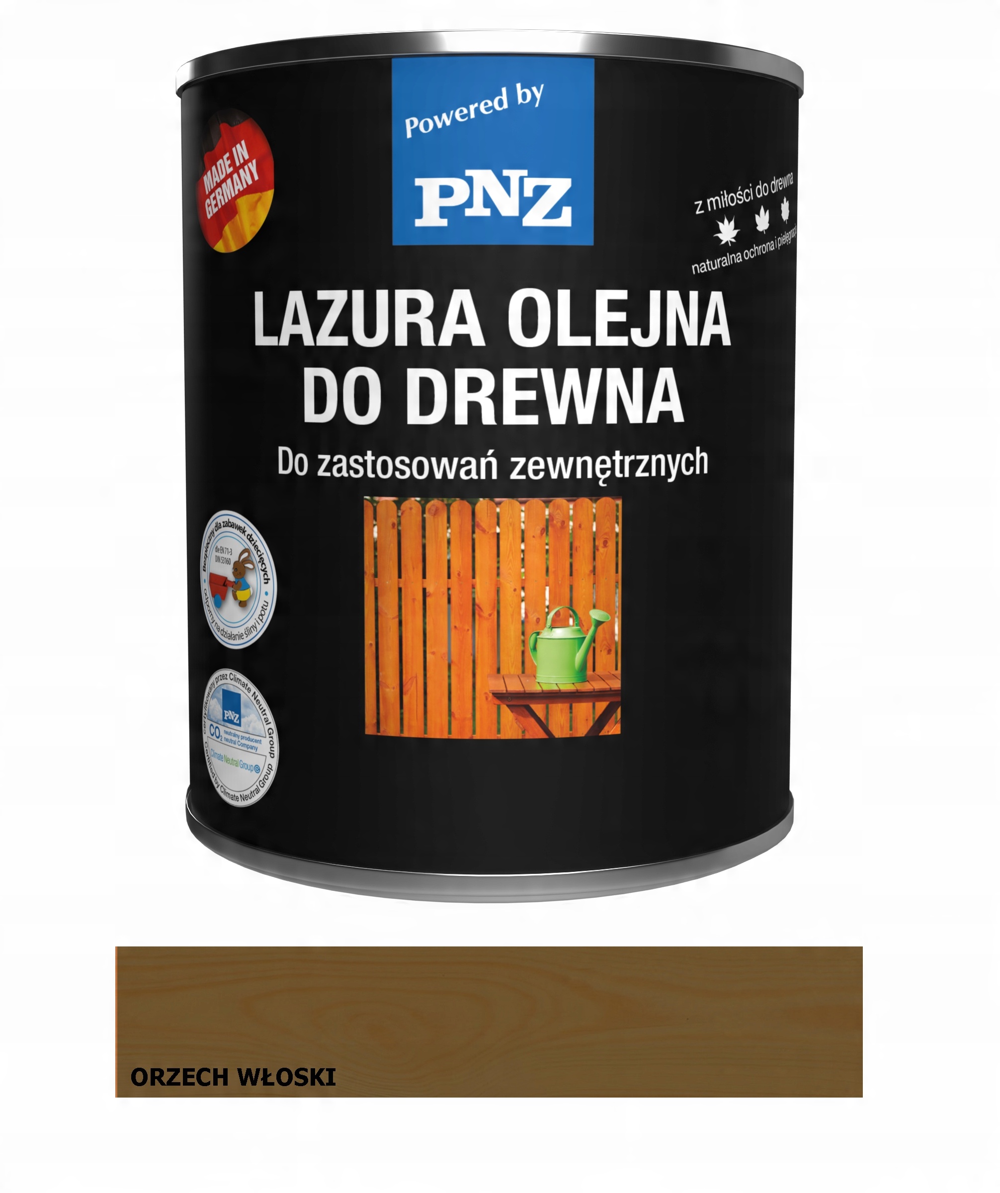 

Pnz Lazura Olejna do drewna 100ml Orzech Włoski