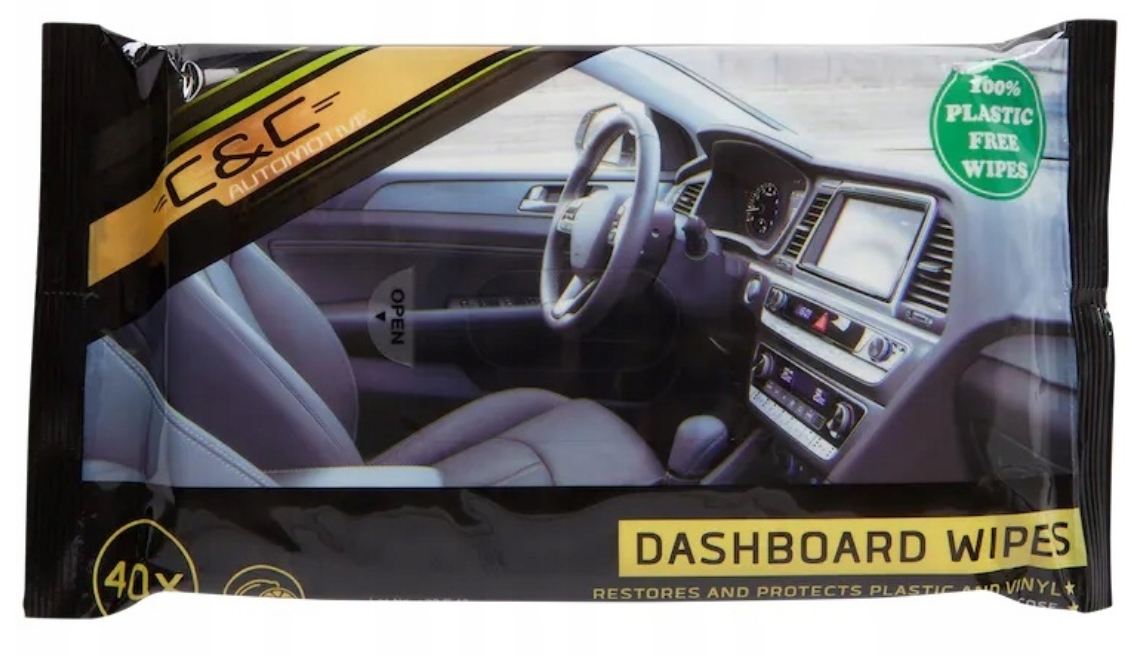 

Chusteczki Nawilżane Do Kokpitu Samochodowe 40szt.