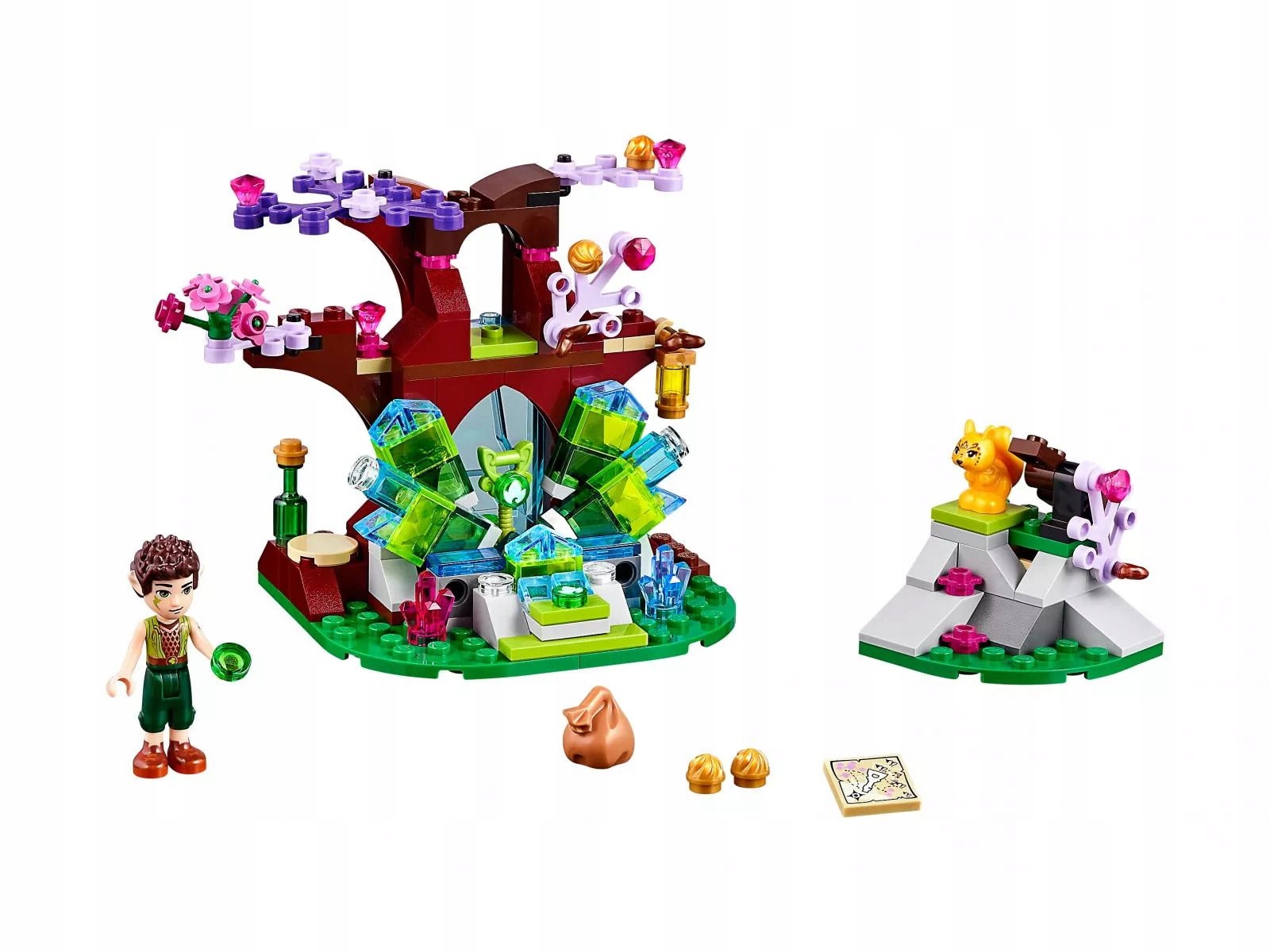 Lego Elves 41076 Farran i dziupla z kryształem Nowe