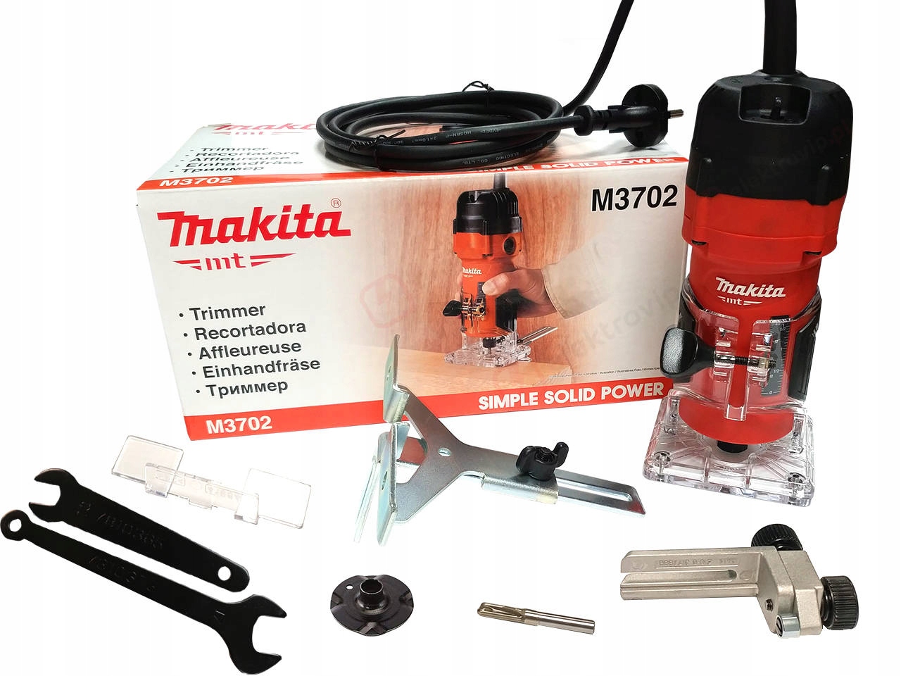 

Makita Maktec M3702 Frezarka Jednoręczna + Frez