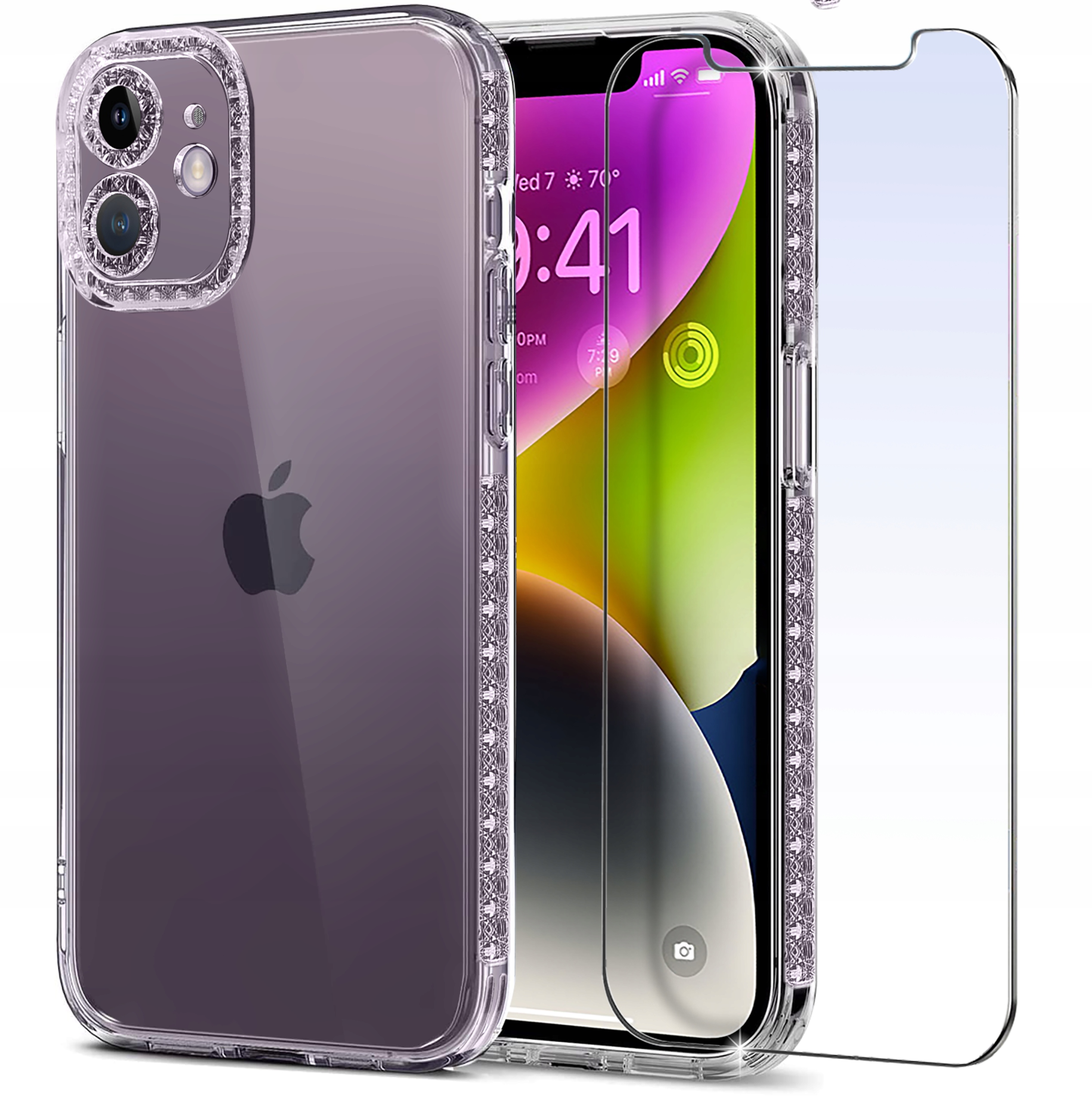 

Etui do iPhone 11 Brokat Diamond Case Szkło 9H