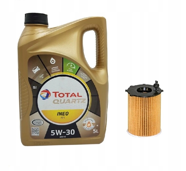 

Olej Total 5W30 5L+FILTR Oleju Peugeot 1.4 1.6HDI