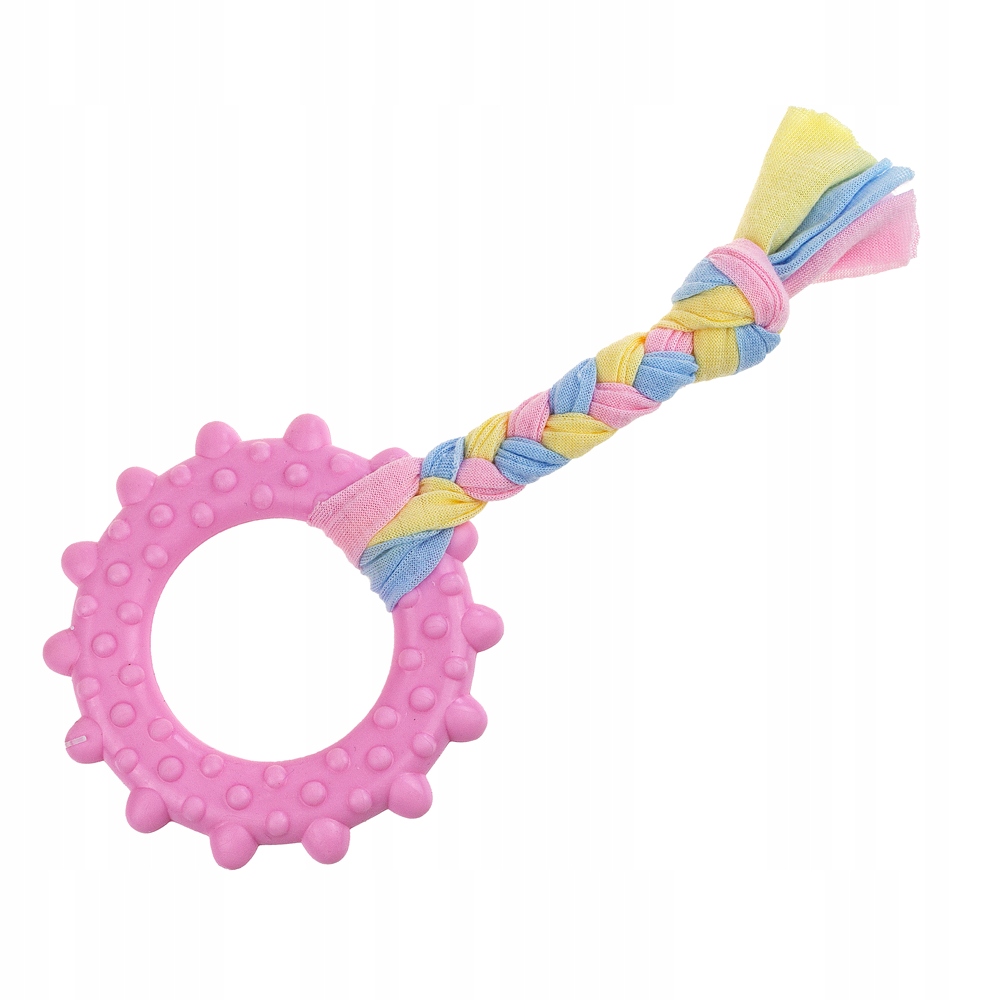 

Zabawka dla psa Gryzak Tpr ze sznurkiem Ring