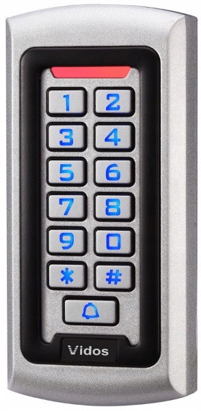 Zamek kodowy czytnik RFID 2w1 Vidos ZS42 10 pestek Producent Vidos