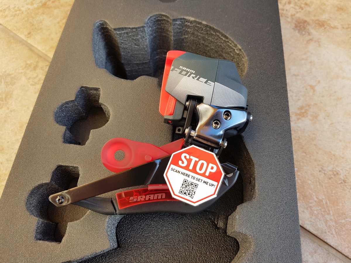 NOWA przerzutka przód SRAM FORCE eTap AXS, 2x12speed