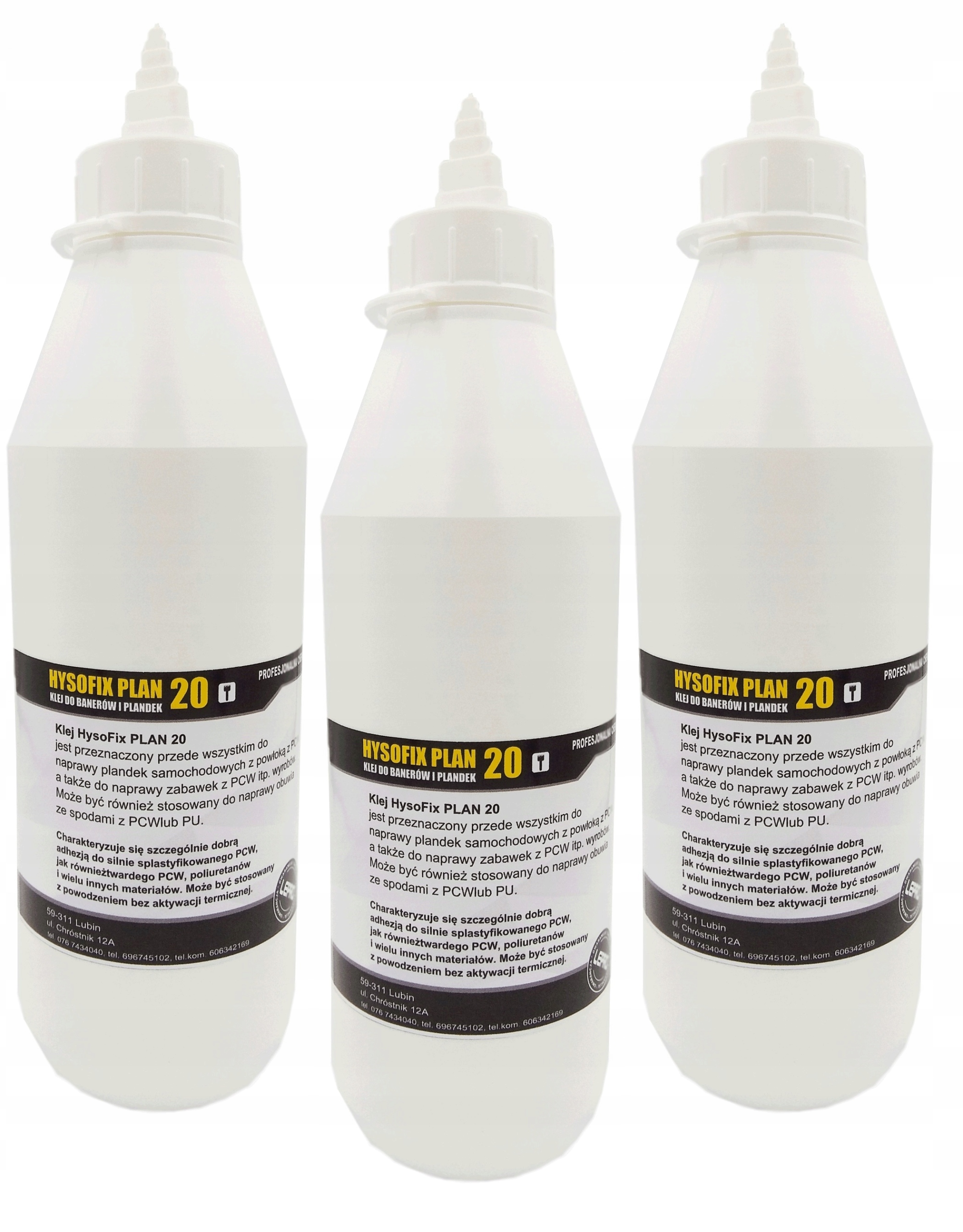 

Klej Do Plandek Mocny Hysofix Plan 3szt. x 500 ml