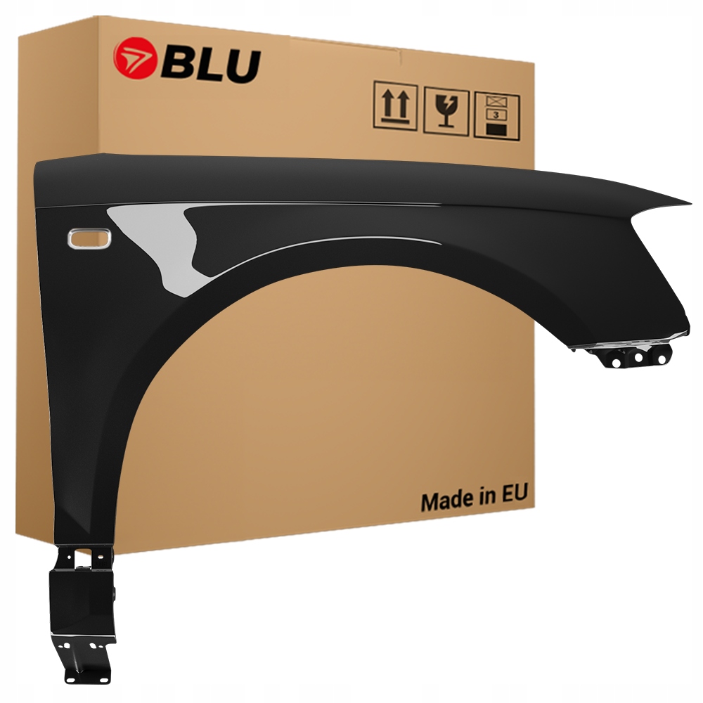 Blu Blatník Audi A3 8P LZ7L pravý šedý 03-08 přední Pozink LavaGrau