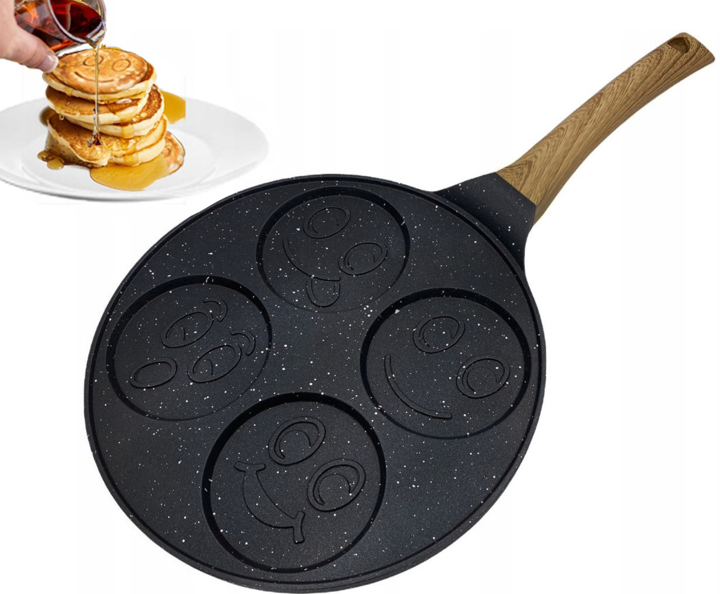 

Patelnia Granitowa Do 4 Placuszków Z Uśmieszkami