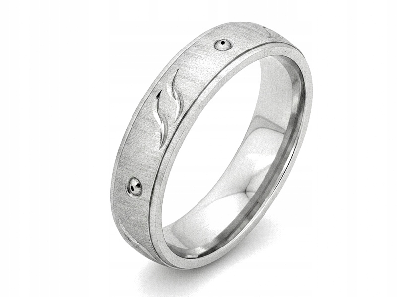 Stříbrný prsten ryzosti 925 s jemným vzorem, elegantní, módní, velikost 14