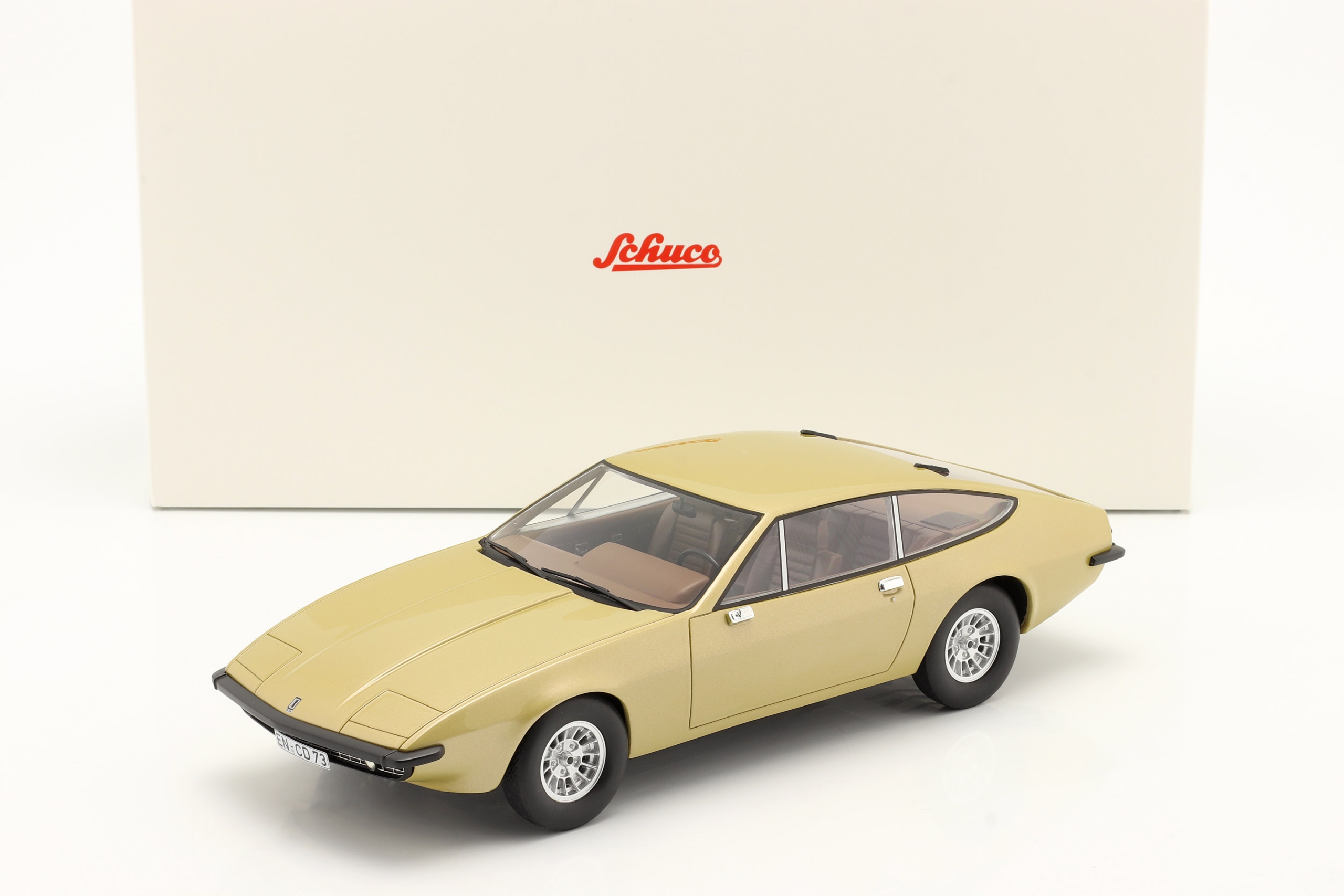 Schuco Opel Bitter CD 1973-79 Zlatá metalíza 1:18