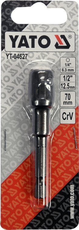 ADAPTER DO NASADEK 1/2'' 70MM YT-04627 YATO Kod producenta YT-04627