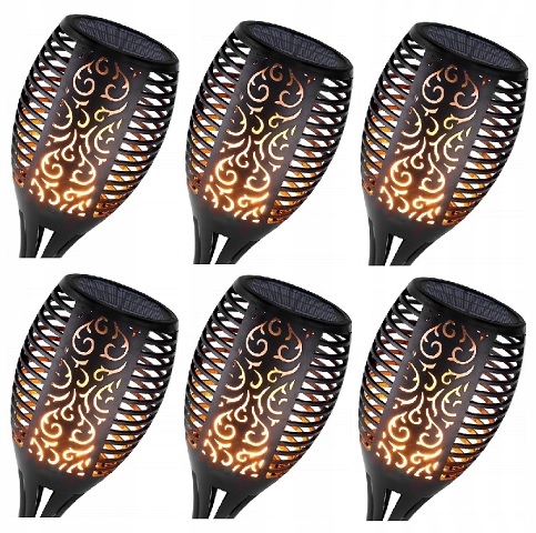 

Lampa Solarna Pochodnia Ogrodowa Duża 96 Led x 6