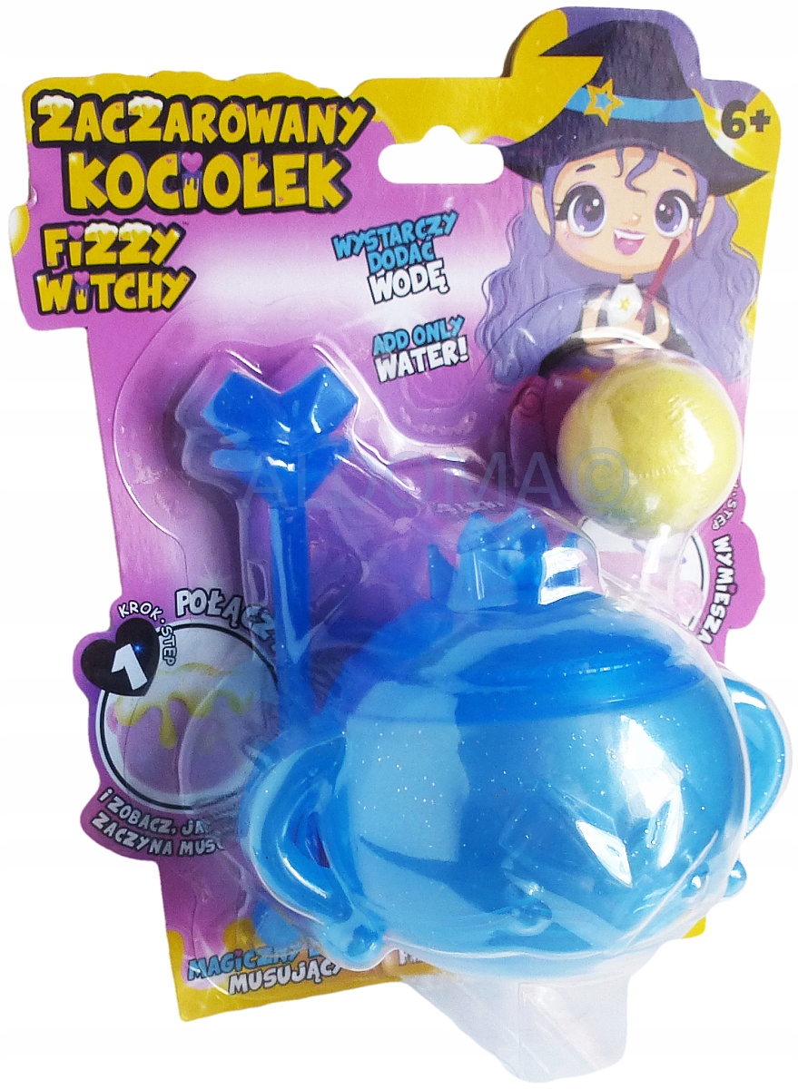 

Zaczarowany Kociołek Fizzy Witchy Glut Niebieski