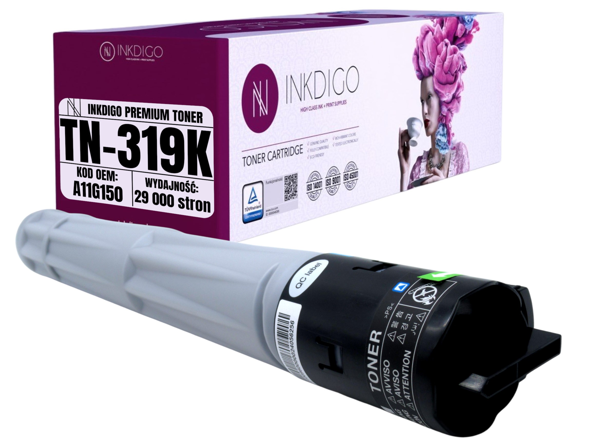 TN319K Náhrada Pro Tiskárny Konica Minolta Bizhub C360