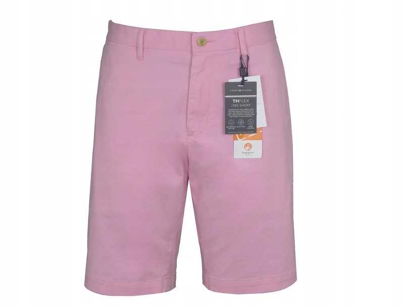 Tommy Hilfiger , pánské kraťasy , chinos, růžové, 38