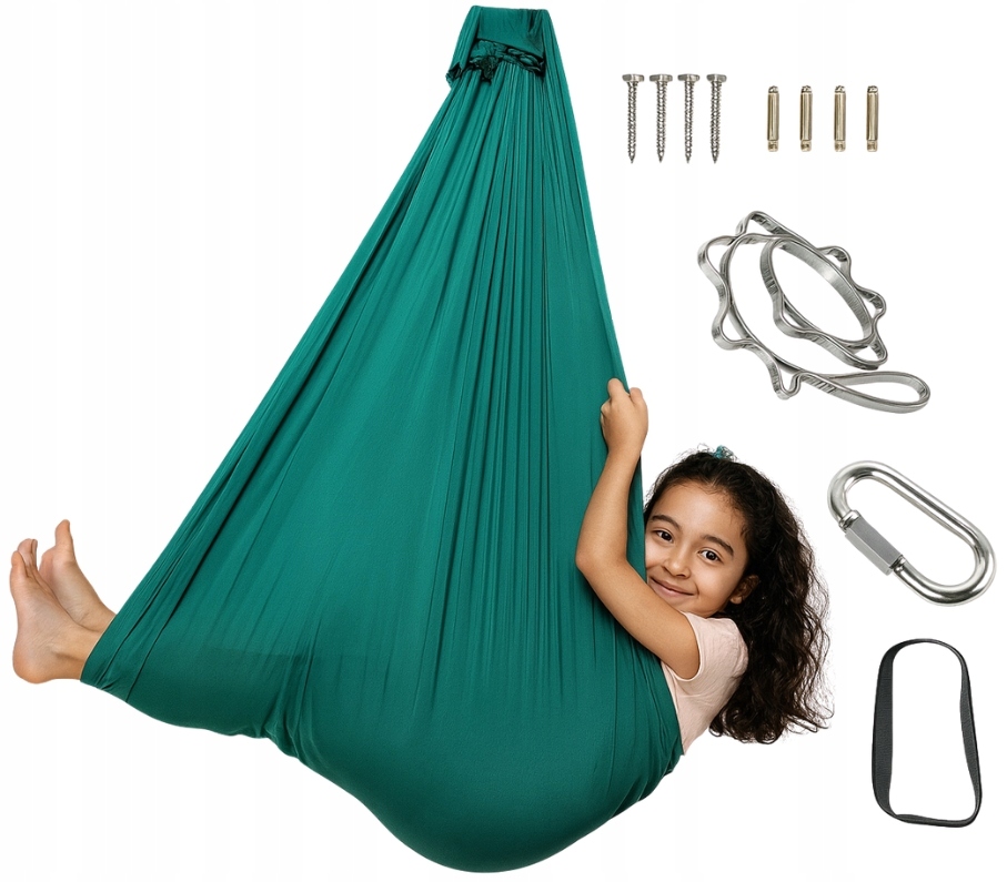 Senzorická Houpací Síť Pro Děti, Terapeutická Houpačka, Prémiový Akrobatický Šátek