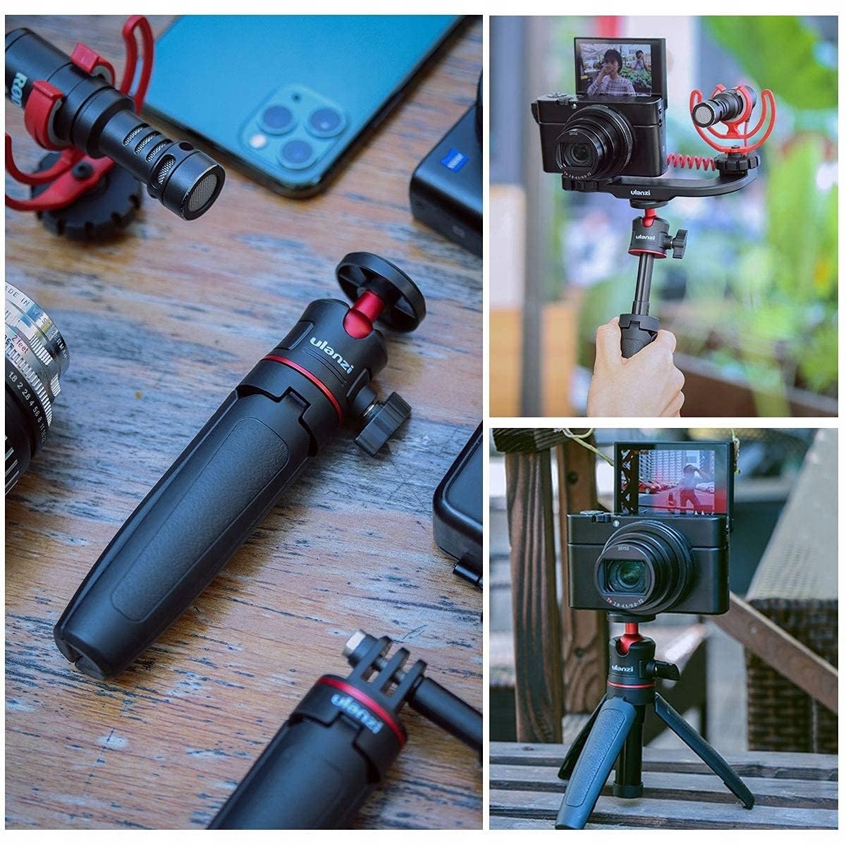 ULANZI MT08 Kompaktowy Statyw Podróżny Mini Do Aparatów Sony Canon Fujifilm — miniatura 6