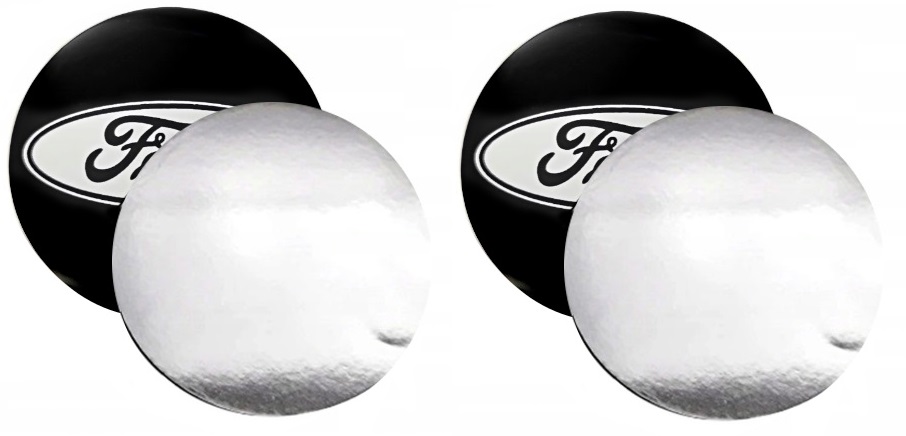 

Emblematy silikonowe znaczki czarne 55mm do Ford