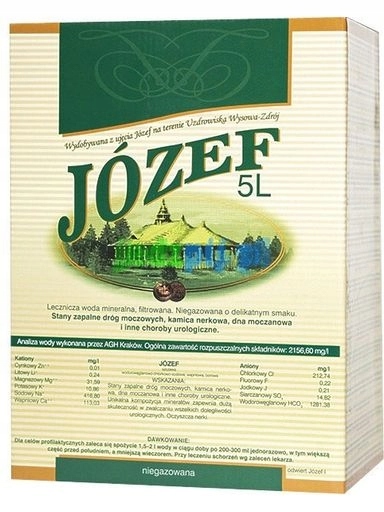 Levně 2x Léčivá voda Uzdrowisko Wysowa Józef 5l Kohoutek.