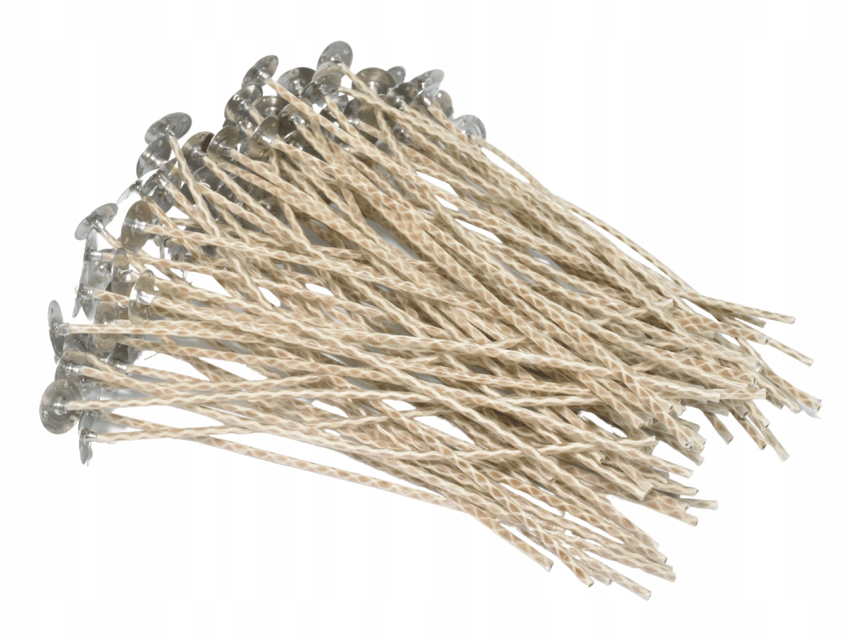 

Knoty do świec z blaszką 6/40 15cm 100szt mocne