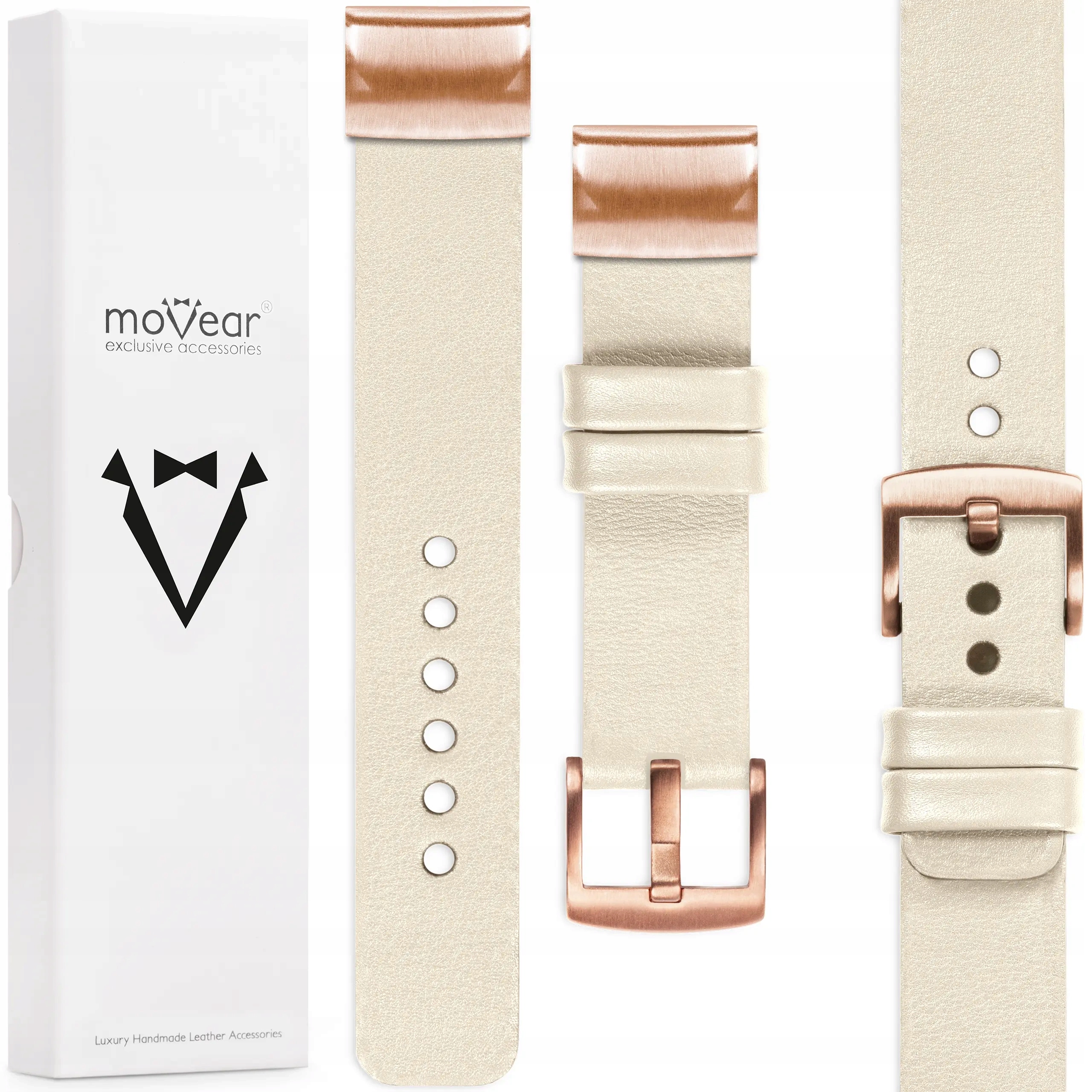 Pasek do Garmin Fenix 8s 7s 6s Instinct skórzany QuickFit 20 premium Movear