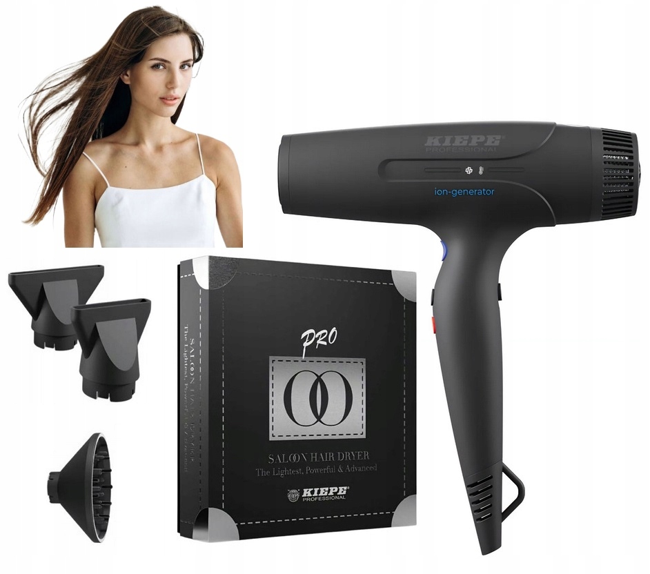 Suszarka do włosów Kiepe Pro 00 Saloon Jonizacja Zimny Nawiew