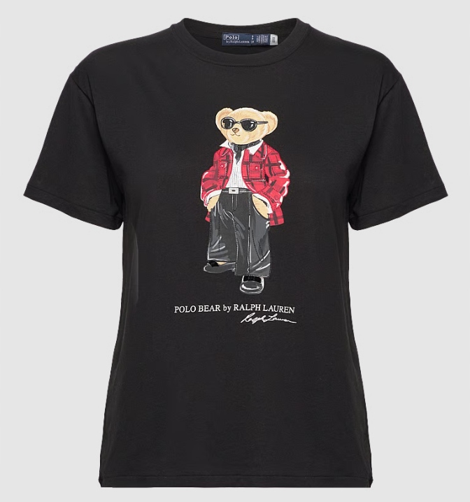 Polo Ralph Lauren Polo Bear Tričko Černá Velikost L