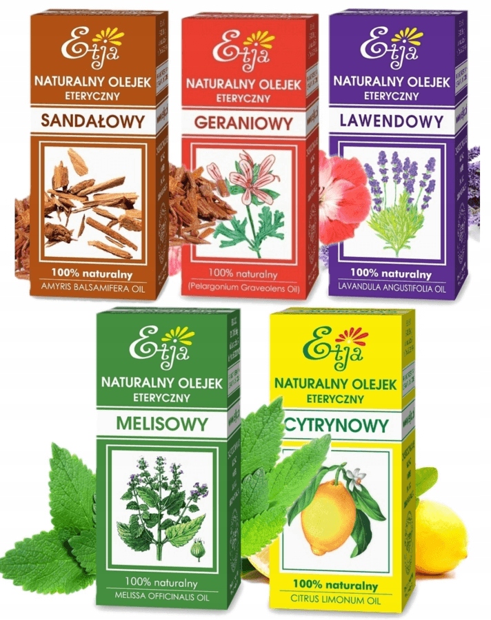 Zestaw doskonałych olejków eterycznych nerwowość